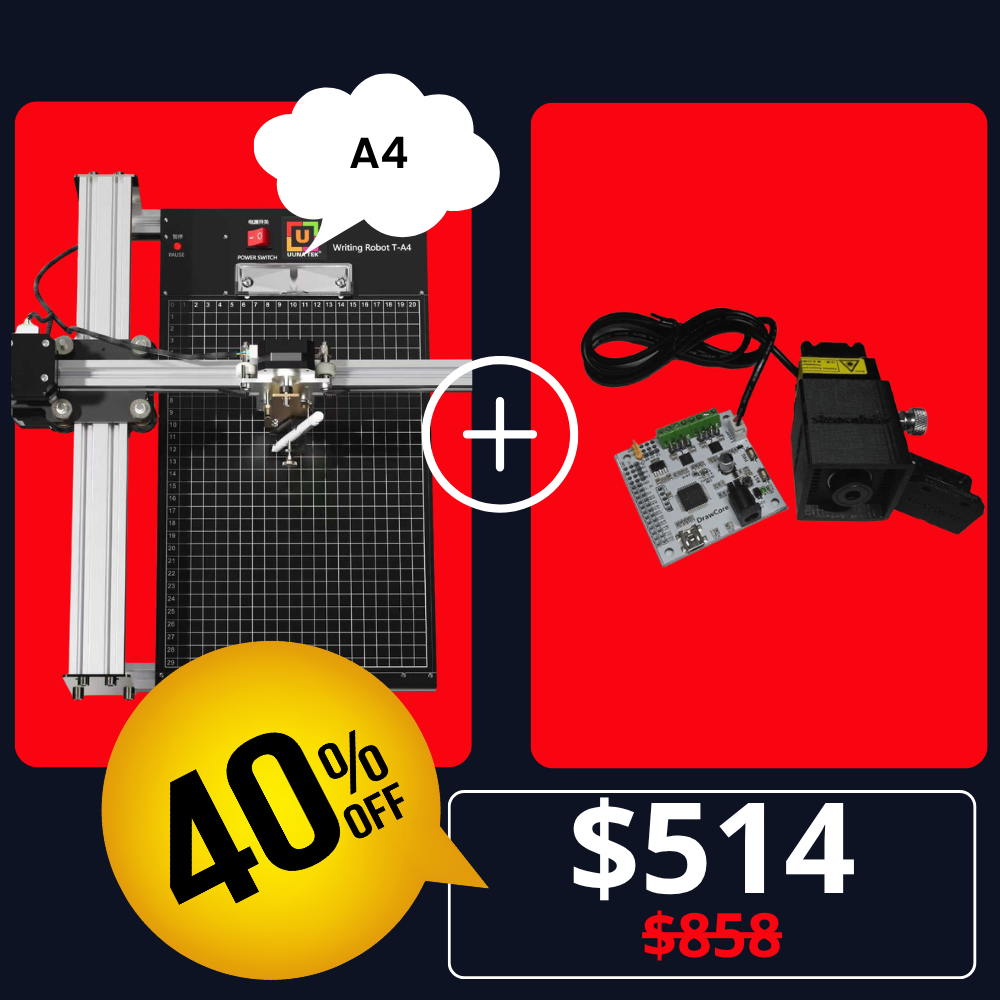 iDraw 2.0 A4+2.5W Laser Head Bundle