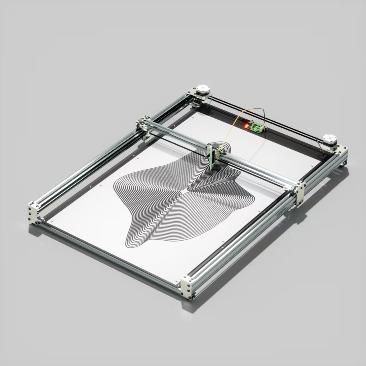 iDraw H SE A3/A2 事前組立済みペンプロッタードローイングロボット 生成アート＆高精度クリエイティブ作業用