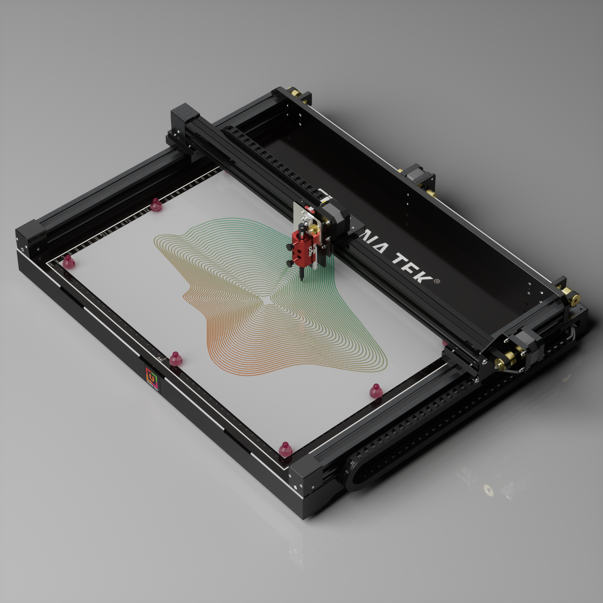 UUNA TEK 3.0 - A0/A1/A2/A3サイズ 事前組立済み高級オールインワンペンプロッタードローイングロボット・描画機械