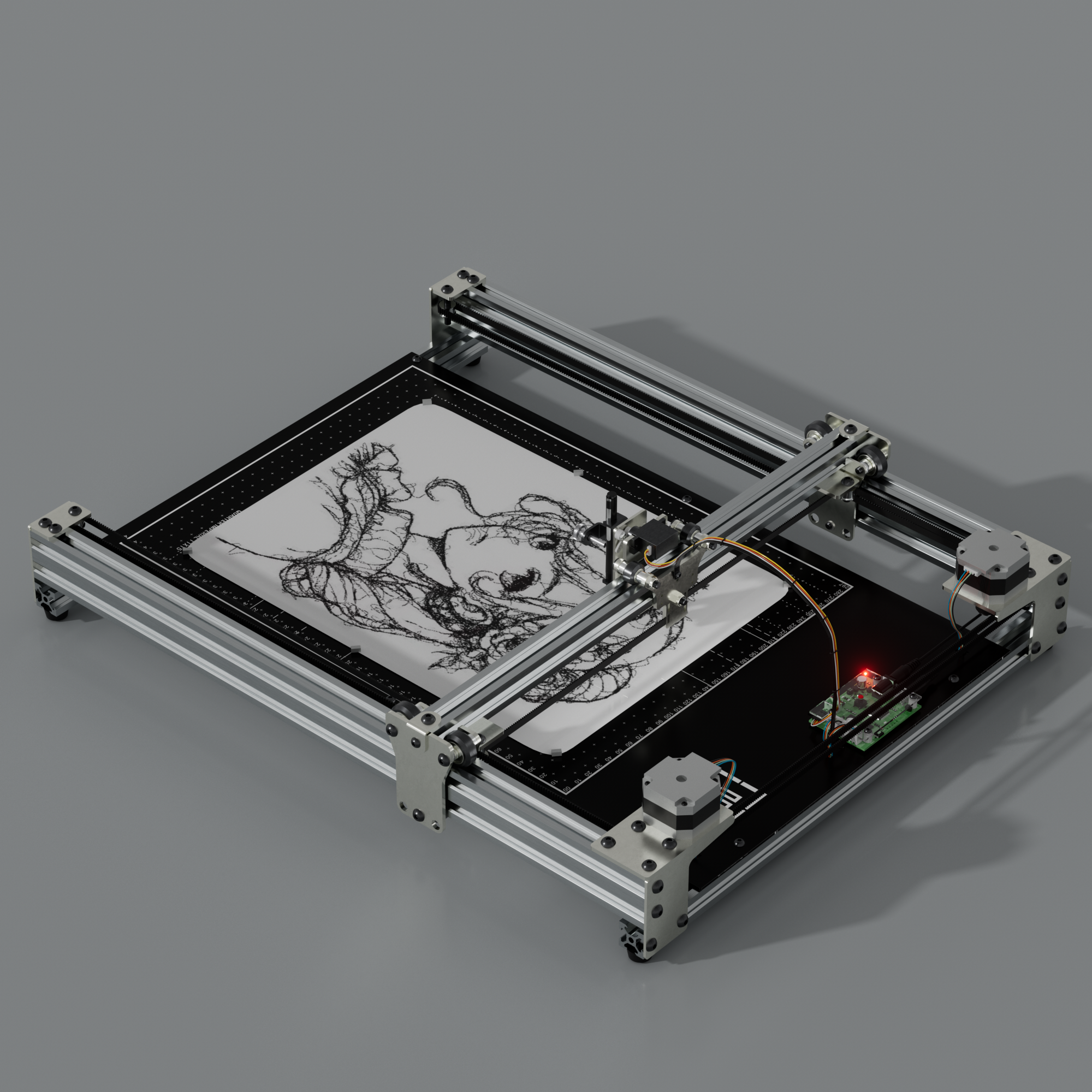 iDraw H SE A3/A2 Preassembled Pen Plotter Drawing Robot for Generative Art & High Precision Creative Work